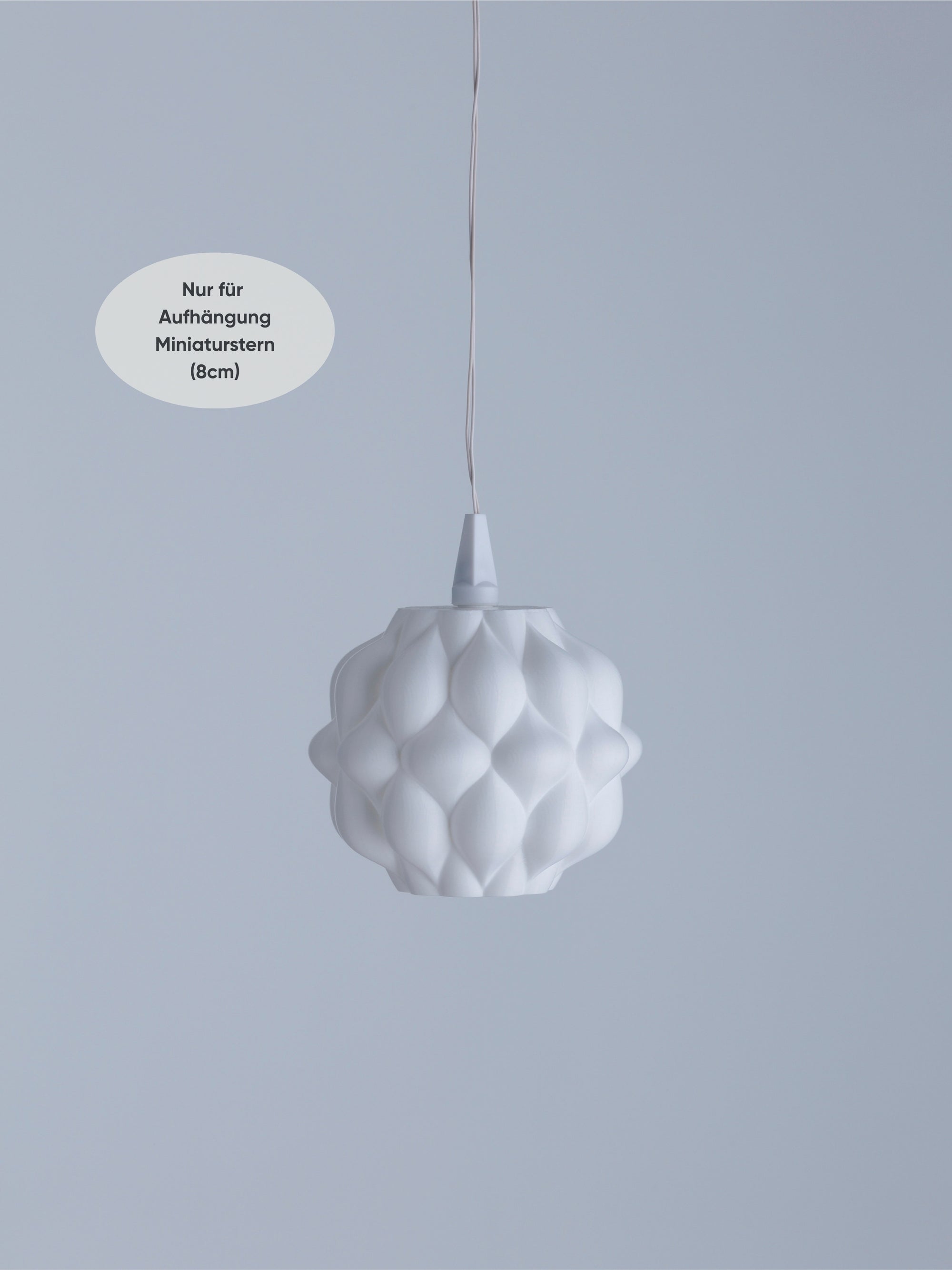 Clara Mini - Lampenschirm für Mini Weihnachtsstern - aus