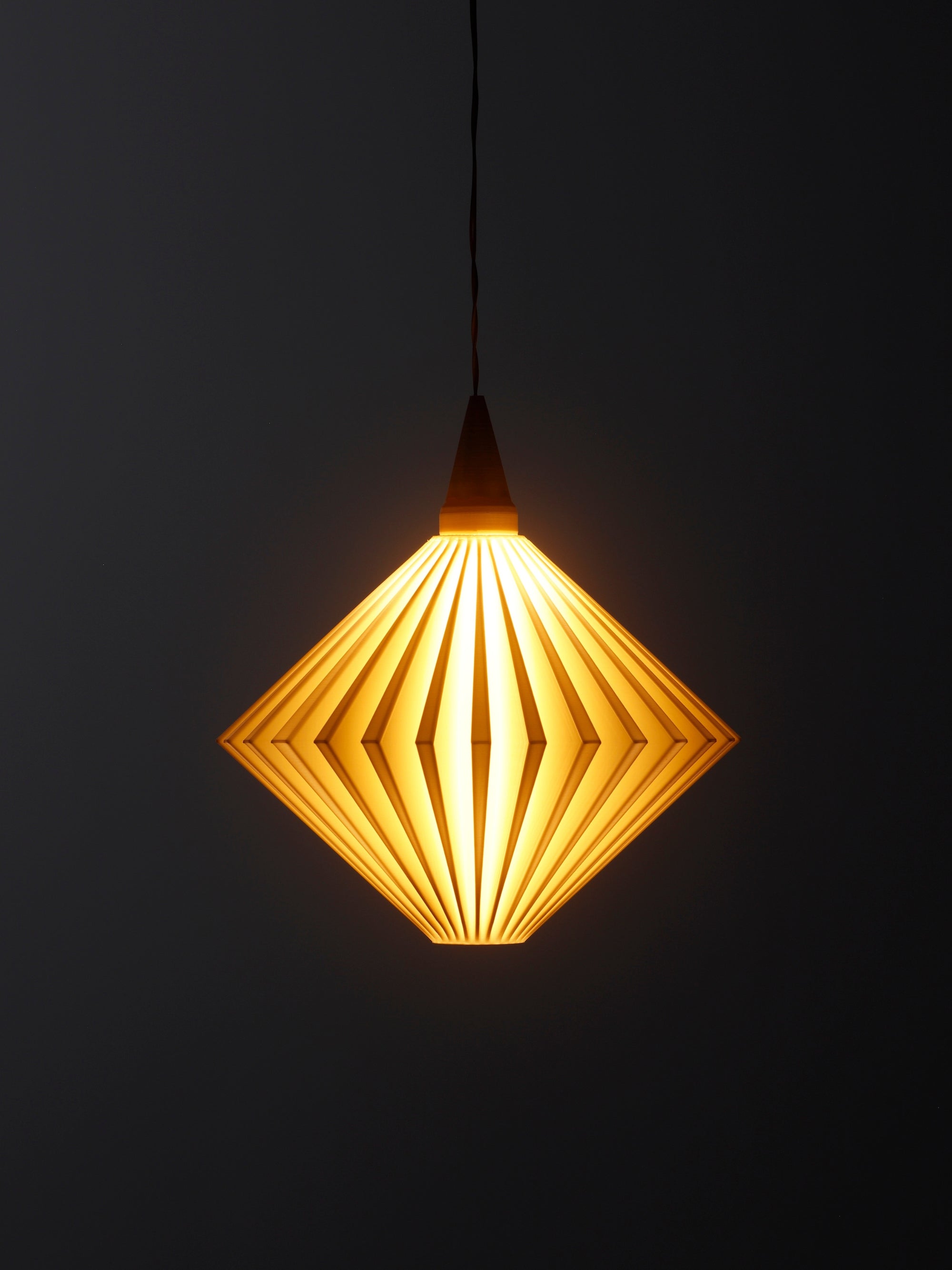 Charlotte - Lampenschirm für Weihnachtsstern A1 - an