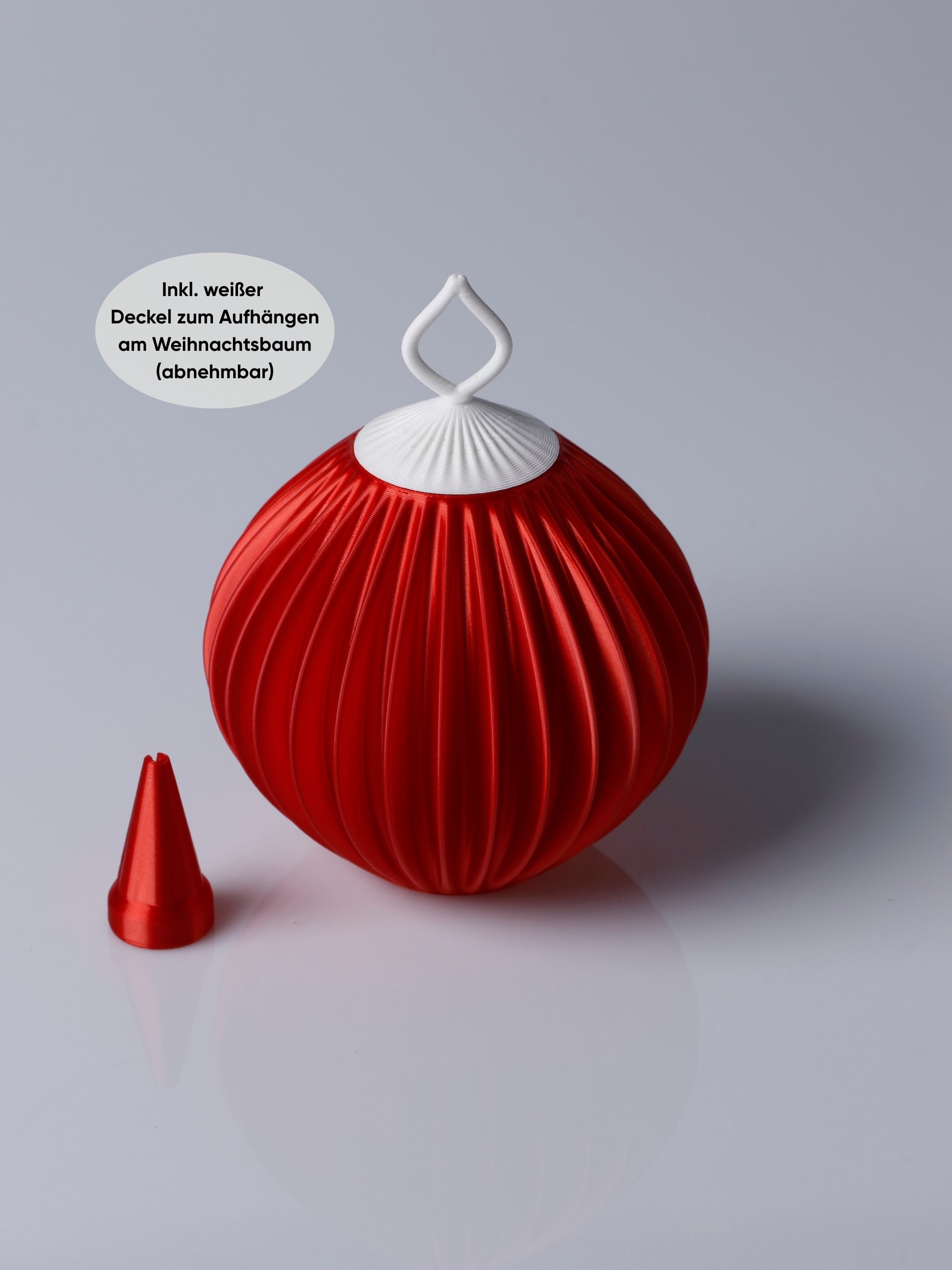 Edition 2025 Orphelia - Lampenschirm für Weihnachtsstern A1 - Kappe auf