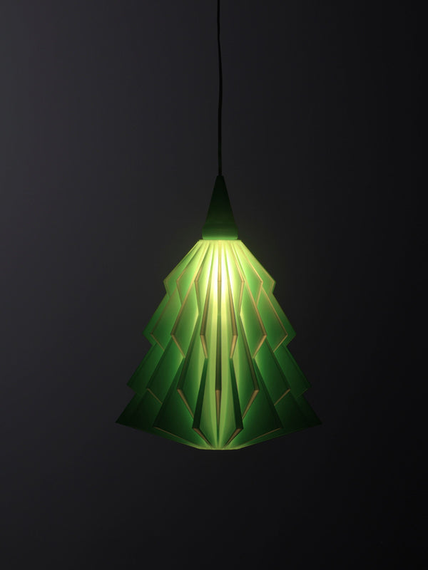 Edition 2026 Tannenbaum - Lampenschirm für Weihnachtsstern A1 - an