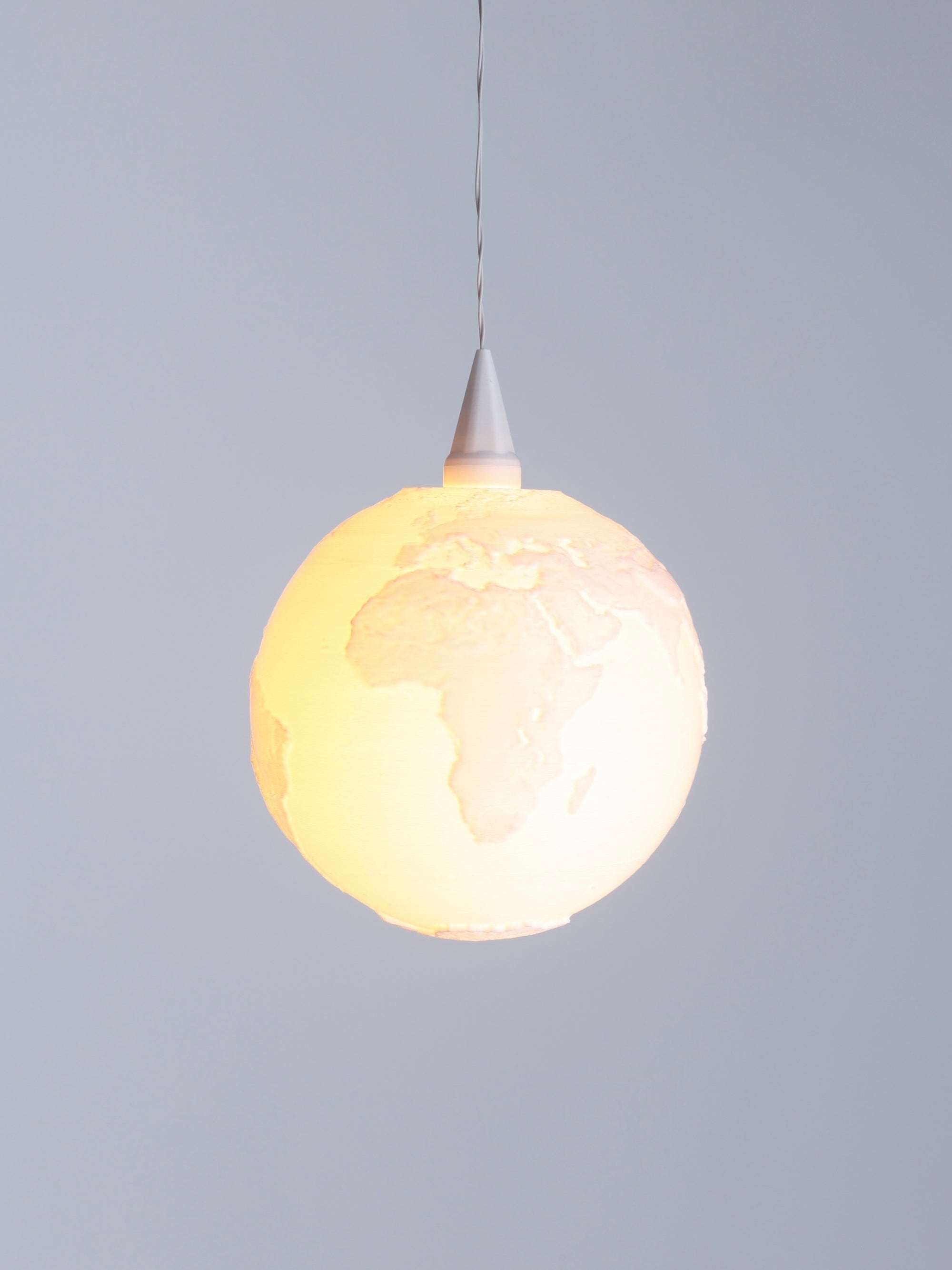 Erde - Lampenschirm für Weihnachtsstern A1 - hell