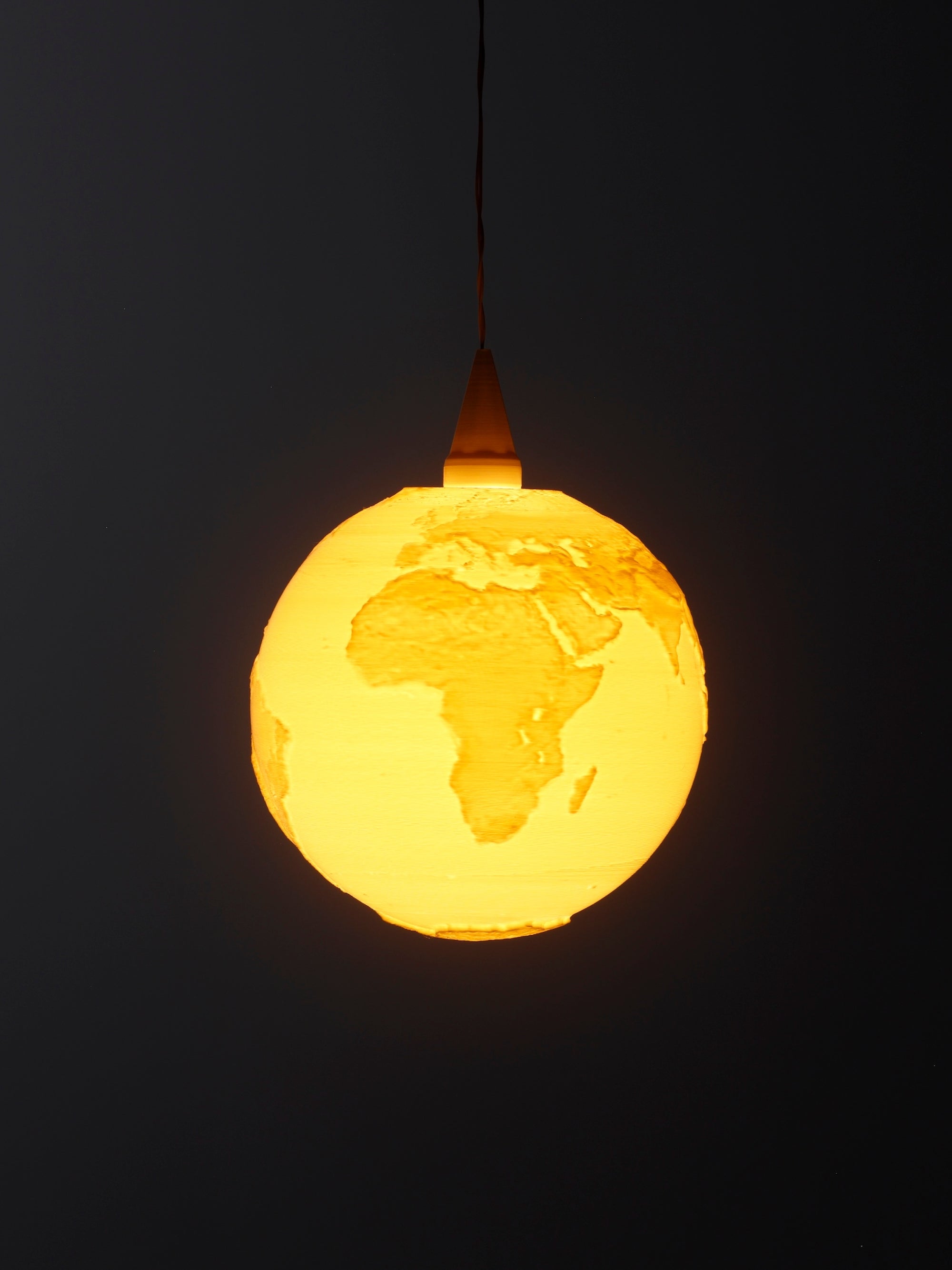 Erde - Lampenschirm für Weihnachtsstern A1 - an