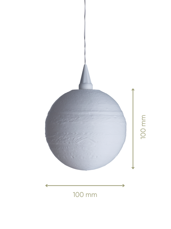 Jupiter - Lampenschirm für Weihnachtsstern A1 - Maße