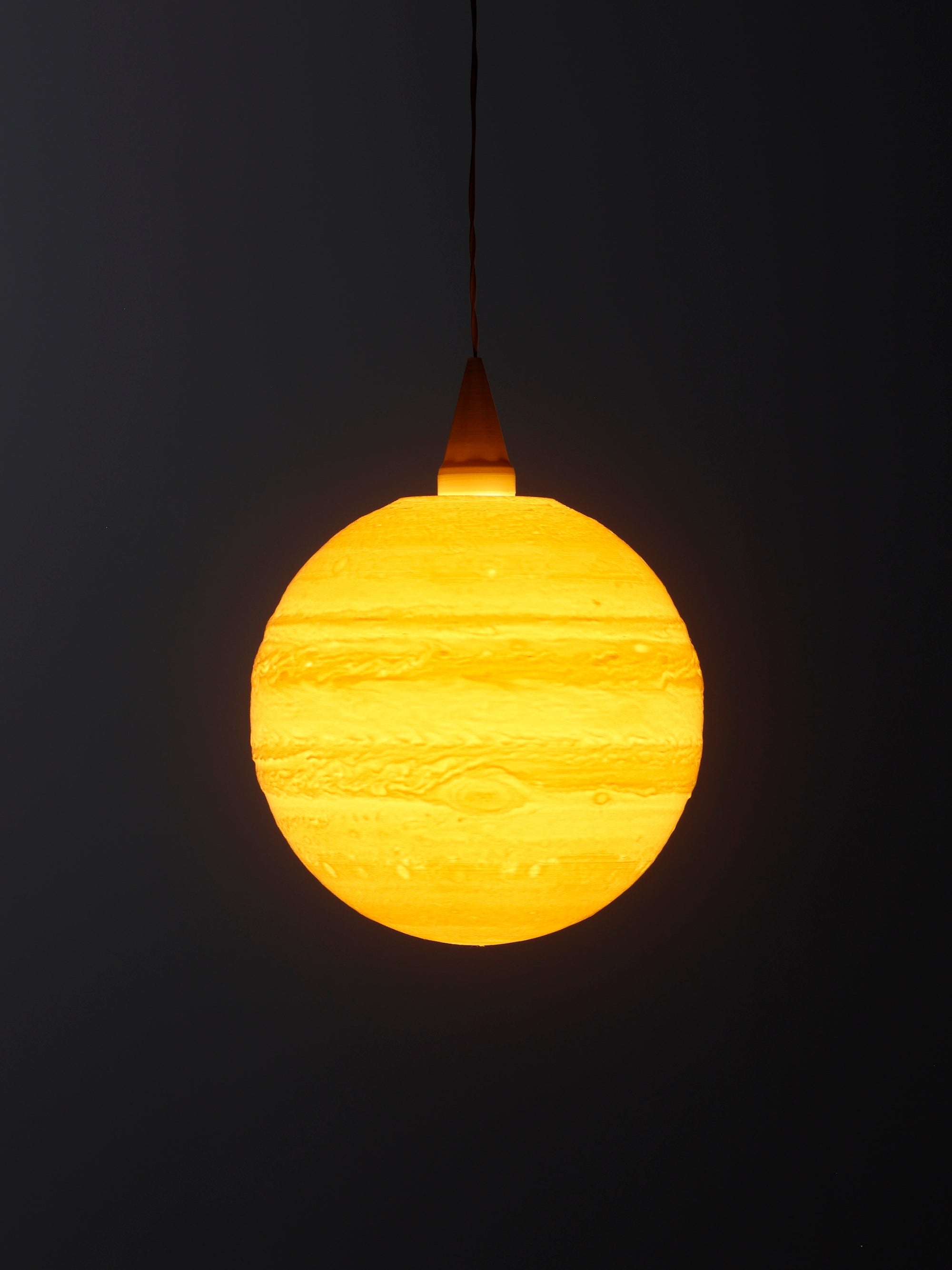 Jupiter - Lampenschirm für Weihnachtsstern A1 - an