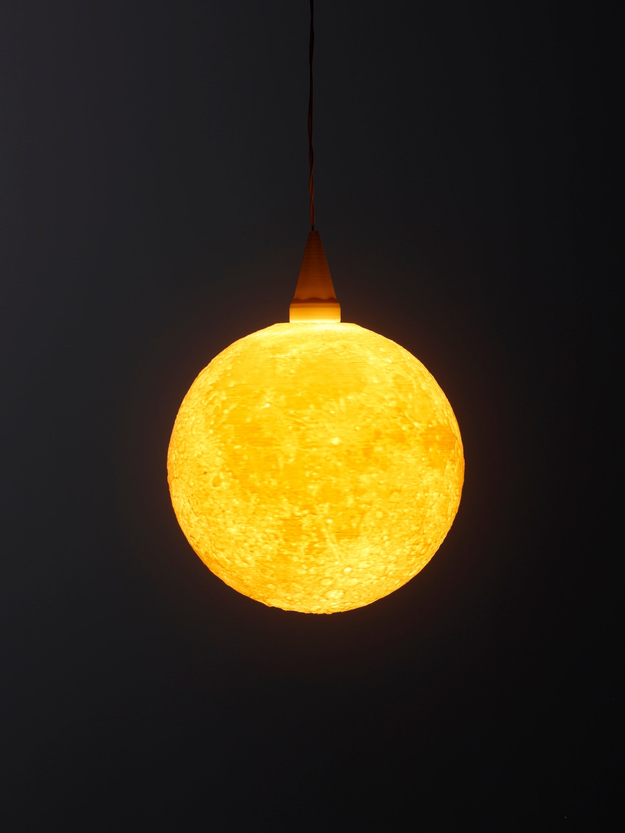 Mond - Lampenschirm für Weihnachtsstern A1 - an