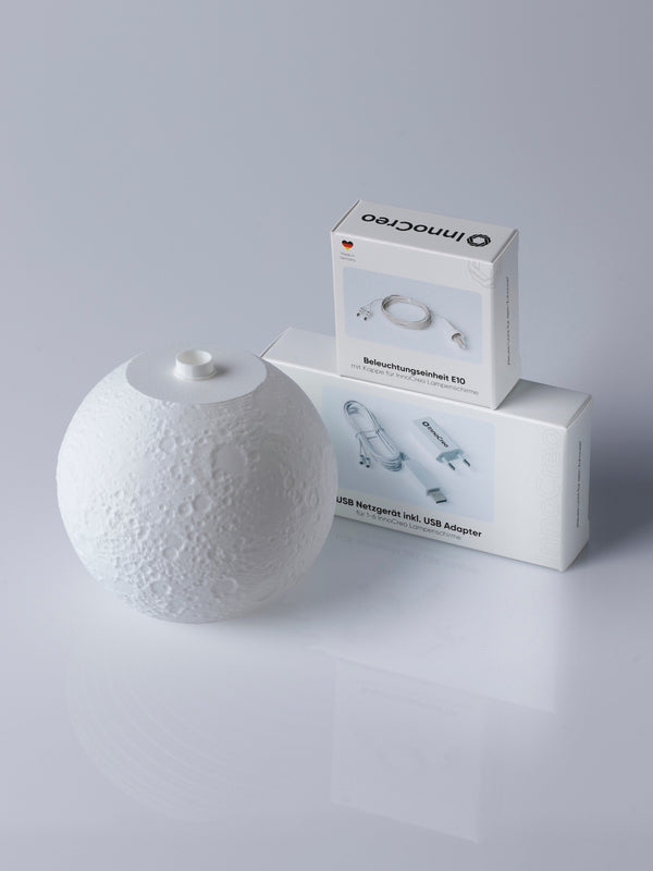 Mond - Komplettset mit Beleuchtung und Netzteil