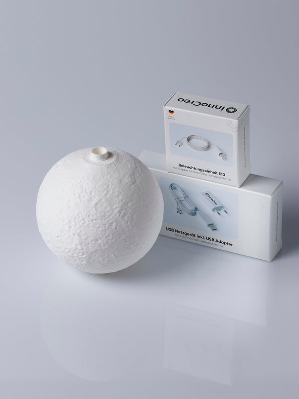 Mond - Komplettset mit Beleuchtung und Netzteil