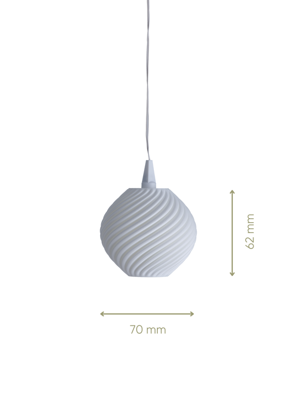 Paulina Mini - Lampenschirm für Weihnachtsstern mini - Maße