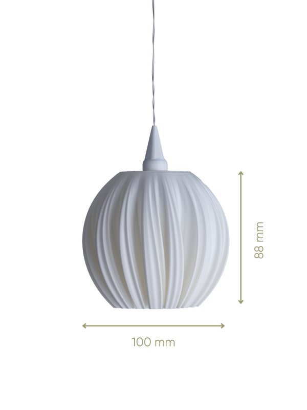 Rosalie - Lampshade for Christmas star A1 - dimensions