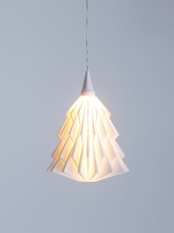 Tannenbaum - Lampenschirm für Weihnachtsstern A1 - hell