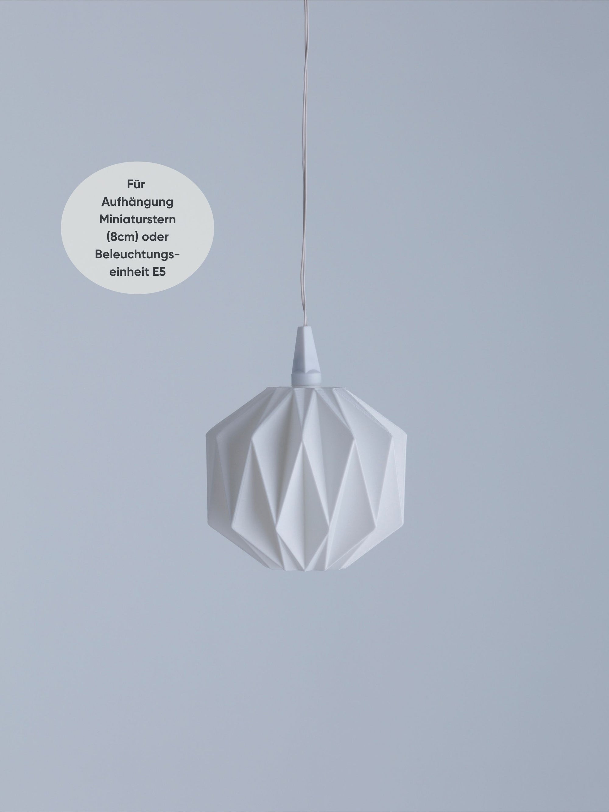 Felicitas Mini - Lampenschirm für Weihnachtsstern mini - aus