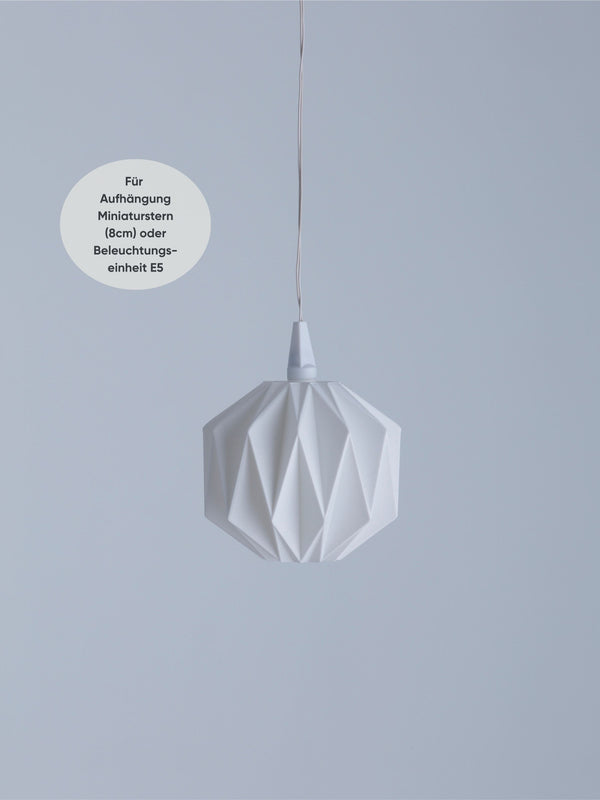 Felicitas Mini - Lampenschirm für Weihnachtsstern mini - aus