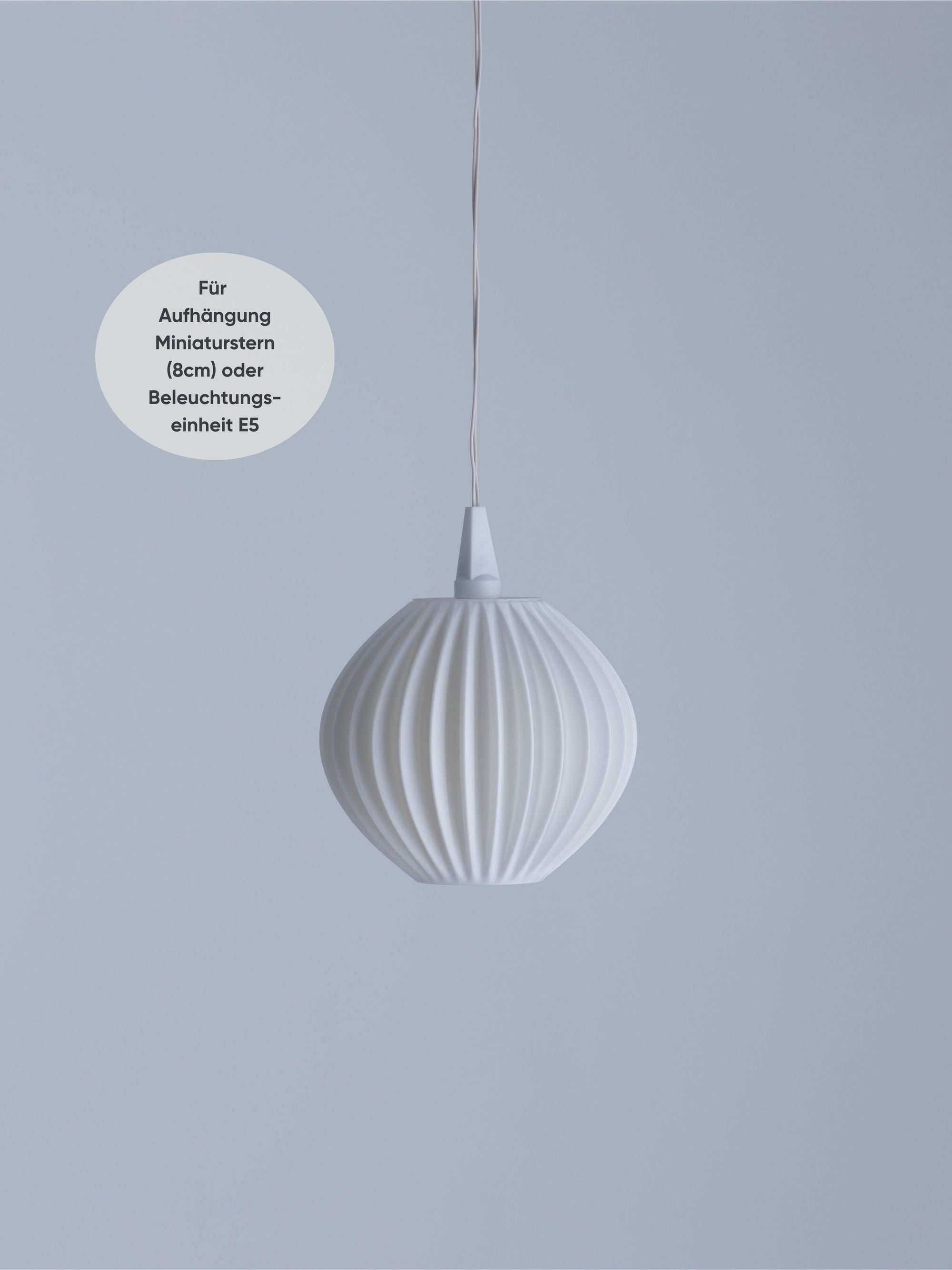 Orphelia Mini - Lampenschirm für Weihnachtsstern mini - aus